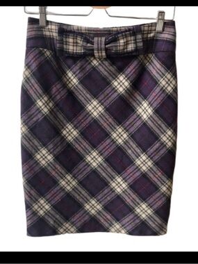 Ted Baker London Wool Blend Swankie Skirt with Bow